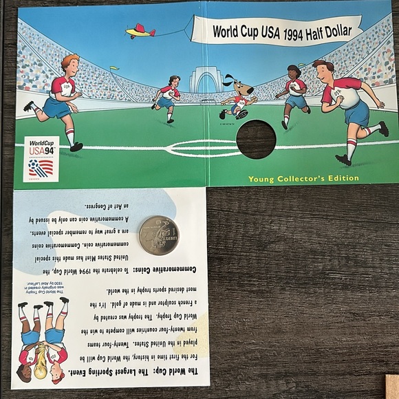 1994 D Mint World Cup USA Commemorative Coin Uncirculated - Picture 12 of 12